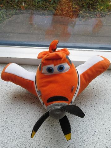 'Disney Vliegtuig Dusty uit Planes oranje wit velours Pixar beschikbaar voor biedingen