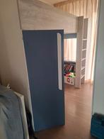 Hoogslaper met bureau en kast in 1, Huis en Inrichting, Kasten | Kledingkasten, 200 cm of meer, Zo goed als nieuw, 25 tot 50 cm