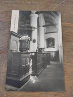 Fotokaart Delemarre interieur NH kerk Schermerhorn, Verzamelen, Noord-Holland, Ongelopen, Ophalen of Verzenden, 1920 tot 1940