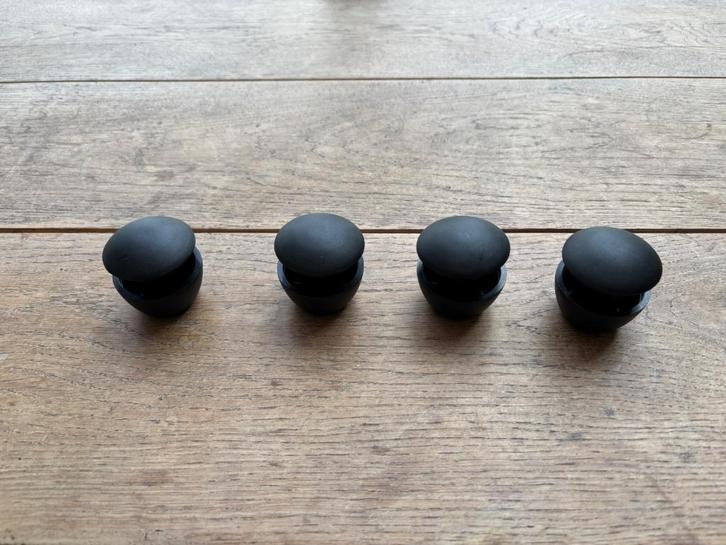 Nieuwe Montis Charly of Chaplin Doppen, set van 4 stuks, Huis en Inrichting, Stoelen, Nieuw, Vier, Kunststof, Zwart, Ophalen of Verzenden