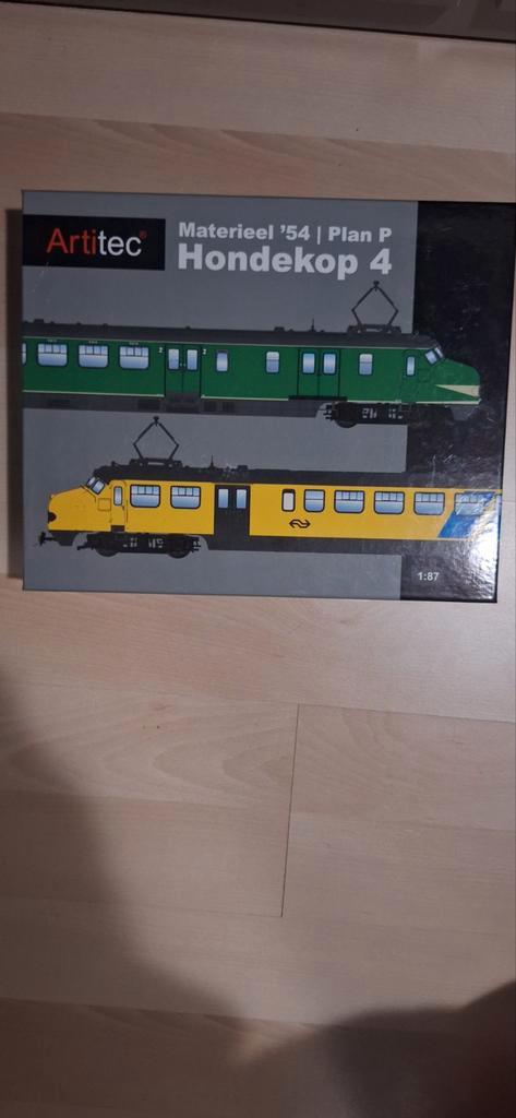 Te koop Artitec Hondekop 4 Plan P mat '54 loksound, Hobby en Vrije tijd, Modeltreinen | H0, Nieuw, Treinset, Gelijkstroom, Analoog