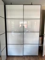 IKEA Pax kast 150x236x60 - Melkglas, lades, pantalonhouder, Ophalen, 200 cm of meer, 150 tot 200 cm, Met lade(s)