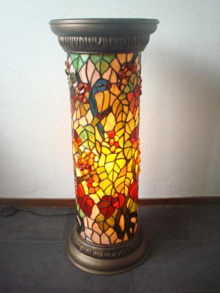 Vintage Tiffany Zuil Hoog 78 cm, Antiek en Kunst, Antiek | Lampen, Ophalen