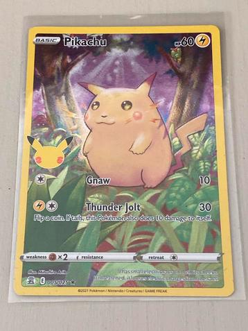 Pikachu Full Art Pokémon Kaart beschikbaar voor biedingen