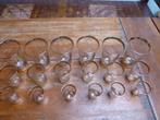 18 art deco glazen met goud, de Rupel Booms, Antiek en Kunst, Ophalen of Verzenden