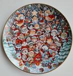 Franklin Mint Bord - Kerst Katten, Ophalen of Verzenden