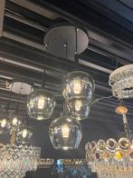 3/4 lichts smoke hanglamp lamp bulbs nieuw eric kuster style, Glas, Nieuw, Ophalen of Verzenden, 75 cm of meer