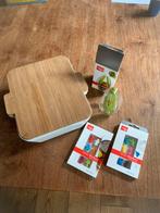 Vacuvin Set: Snijplank, Kiwi Guard, Glas Markers, Ophalen of Verzenden, Zo goed als nieuw