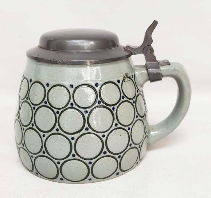 Jugendstile Bierpul - Paul Wynant., Antiek en Kunst, Antiek | Servies los, Ophalen of Verzenden