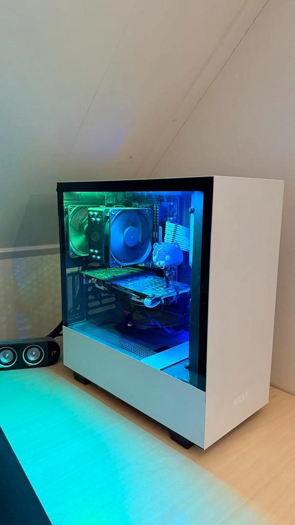 Game PC - Ryzen 5 2600X, RX 580, 16GB RAM, RGB, Computers en Software, Desktop Pc's, Gebruikt, 4 Ghz of meer, SSD, 16 GB, Met videokaart