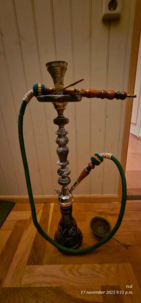 Traditionele Egyptische Waterpijp - Shamadan Model, Antiek en Kunst, Antiek | Overige Antiek, Ophalen of Verzenden