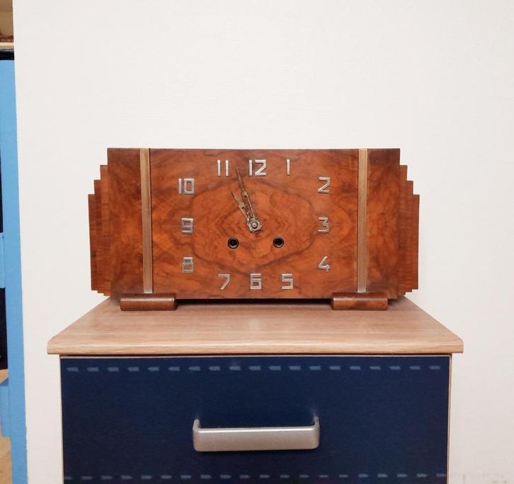 Mooie Art Deco Klok, Antiek en Kunst, Antiek | Klokken, Ophalen