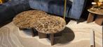 Ronde Salontafel & Bijzettafel Marmer – 80 cm SHOWMODEL, Huis en Inrichting, Ophalen, Overige materialen, 100 tot 150 cm, Bornsestraat 31