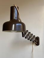 Vintage Hala jaren 60 schaarlamp, Huis en Inrichting, Lampen | Wandlampen, Ophalen of Verzenden, Gebruikt, Metaal