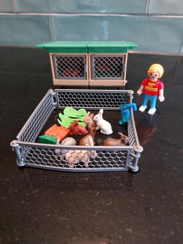 Playmobil - 6140 - Country konijnenhok met ren beschikbaar voor biedingen