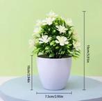 Kunstbloemen Pot + Plant, Tuin en Terras, Verzenden, Zomer, Overige soorten, Volle zon