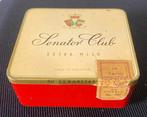Blikje van Senator Club Extra mild. Afm. 8x9x4 cm., Verzamelen, Ophalen of Verzenden, Zo goed als nieuw, Overige, Overige merken