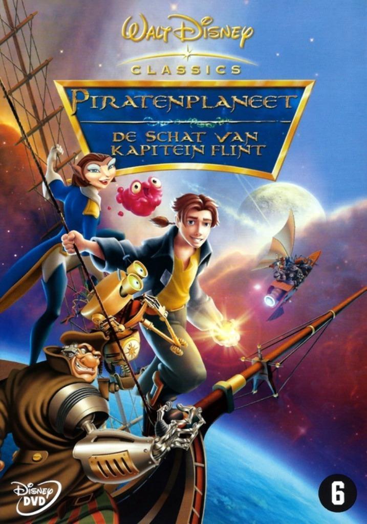 DVD van Piratenplaneet: De Schat van Kapitein Flint, Cd's en Dvd's, Dvd's | Tekenfilms en Animatie, Gebruikt, Amerikaans, Alle leeftijden