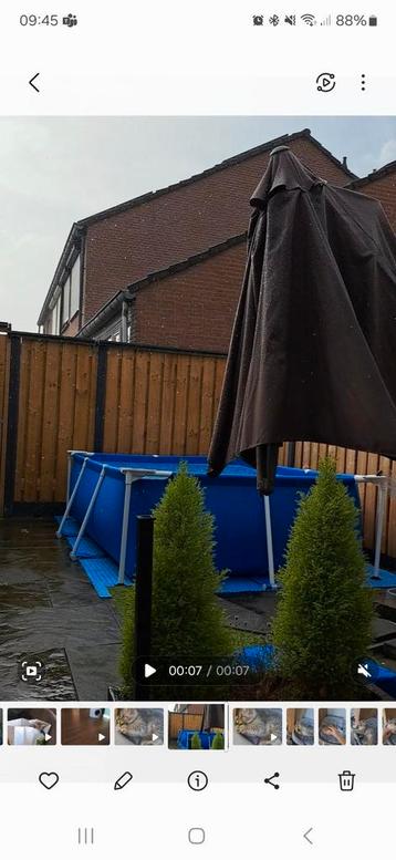Zwembad 3 x 4  met alles erop en eraan. beschikbaar voor biedingen