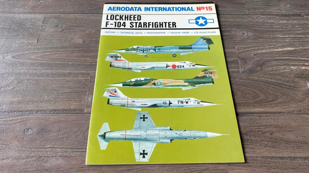 F-104G Starfighter - Aerodata International No15, Verzamelen, Ophalen of Verzenden, Zo goed als nieuw, Boek of Tijdschrift