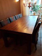 Eettafel, Huis en Inrichting, Tafels | Eettafels, Ophalen, 100 tot 150 cm, Teakhout, 200 cm of meer