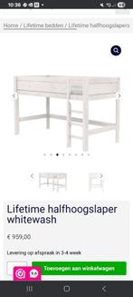 Lifetime halfhoogslaper, Kinderen en Baby's, Kinderkamer | Stapelbedden en Hoogslapers, Ophalen, Gebruikt, Halfhoogslaper