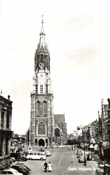 Delft, Nieuwe Kerk - volk auto - ongelopen beschikbaar voor biedingen
