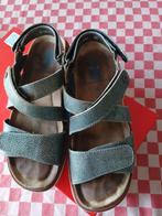 Wolky sandaal, maat 38, zilver/zwart gespikkeld, Kleding | Dames, Schoenen, Ophalen of Verzenden, Zo goed als nieuw, Zwart, Sandalen of Muiltjes