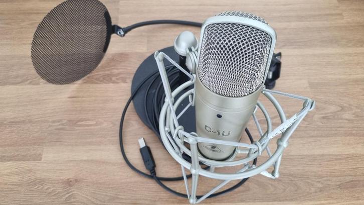 Behringer C-1U condensator microfoon, Muziek en Instrumenten, Microfoons, Gebruikt, Studiomicrofoon, Ophalen of Verzenden