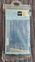 Terrazzo Blauw Mozaïek Vinyl Douchegordijn - Ongeopend, Ophalen of Verzenden, Nieuw, Blauw, Overige typen