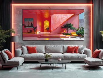 Uniek XXL Glasschilderij | Pastel Paradise - 5 sizes beschikbaar voor biedingen