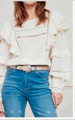 Fabienne Chapot Katie top/ blouse maat 42 *nieuw *, Kleding | Dames, Beige, Maat 42/44 (L), Nieuw, Ophalen of Verzenden