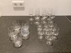 Set van 22 kristallen wijnglazen, Antiek en Kunst, Antiek | Glas en Kristal, Ophalen