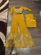 Mooi indiase kleding (sharara), Geel, Ophalen of Verzenden, Zo goed als nieuw, Maat 36 (S)