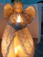 Vintage oude kerstbal kerst engel met verlichting, Diversen, Kerst, Ophalen of Verzenden