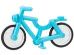 Lego Medium Azure Bicycle with Trans-Clear Wheels with Molde, Gebruikt, Ophalen of Verzenden, Lego, Losse stenen