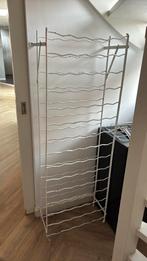 Metalen wijnrek voor 75 flessen, Ophalen, Gebruikt, 25 flessen of meer, Metaal