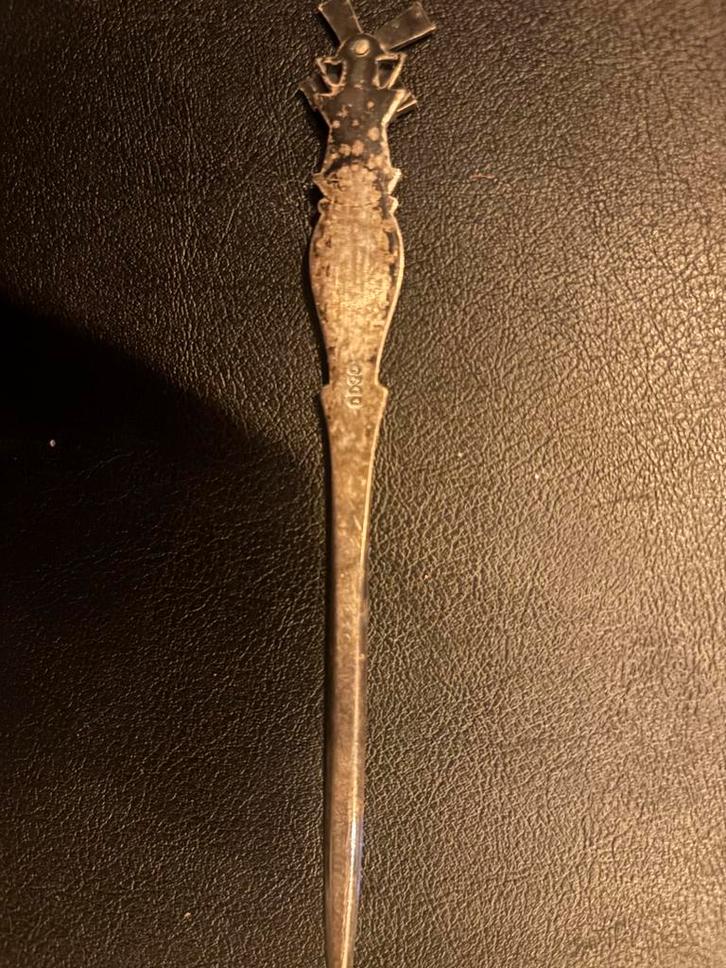 Vintage Briefopener met Molen, Antiek en Kunst, Antiek | Bestek, Ophalen of Verzenden