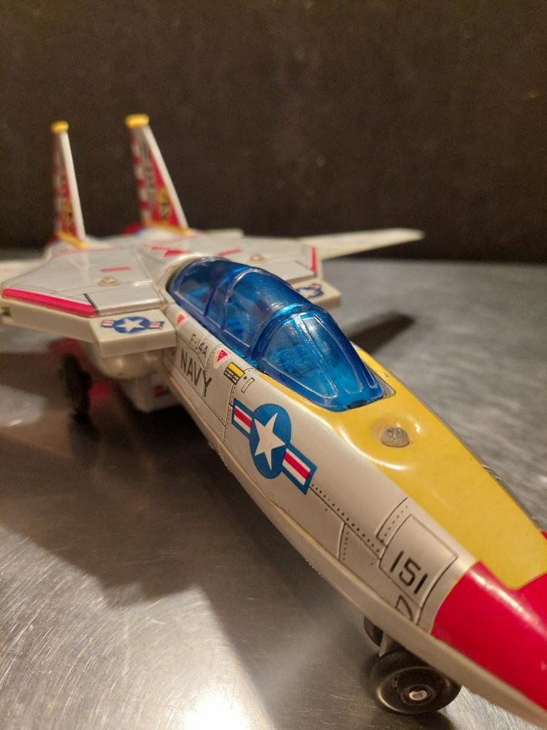Vf-14A tomcat F151 jet fighter/vintage/f14 tom cat/ grumman, Overige merken, 1:72 tot 1:144, Gebruikt, Ophalen of Verzenden