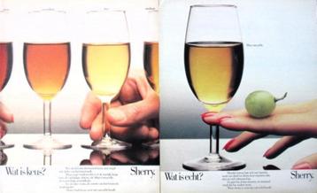 8 vintage advertenties reclames Sherry 81 drank Jose Domecq beschikbaar voor biedingen