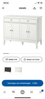 Witte dressoir kast, Huis en Inrichting, Ophalen, Zo goed als nieuw, 50 tot 75 cm, 100 tot 150 cm