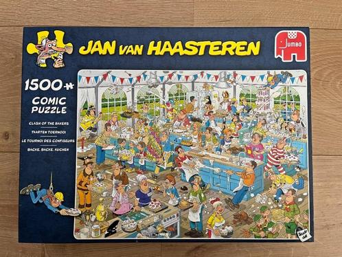 Jan van Haasteren - Taarten Toernooi, Hobby en Vrije tijd, Denksport en Puzzels, Zo goed als nieuw, Legpuzzel, 500 t/m 1500 stukjes