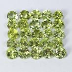 Olivijn edelstenen 8,05K 25St., Sieraden, Tassen en Uiterlijk, Edelstenen, Ophalen of Verzenden, Zo goed als nieuw