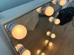Make up spiegel met verlichting en kast, Huis en Inrichting, Ophalen, Minder dan 50 cm, Zo goed als nieuw, Minder dan 100 cm