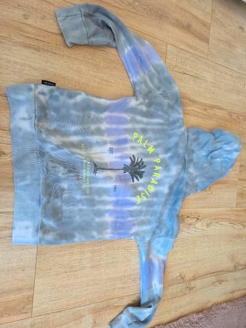 Hoodie grijs/paars Retour Denim. Mt 128 beschikbaar voor biedingen