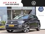 Volkswagen T-Cross 1.0 TSI 115 pk DSG R-Line | Navigatie | P, Auto's, Gebruikt, Zwart, 116 pk, Zwart