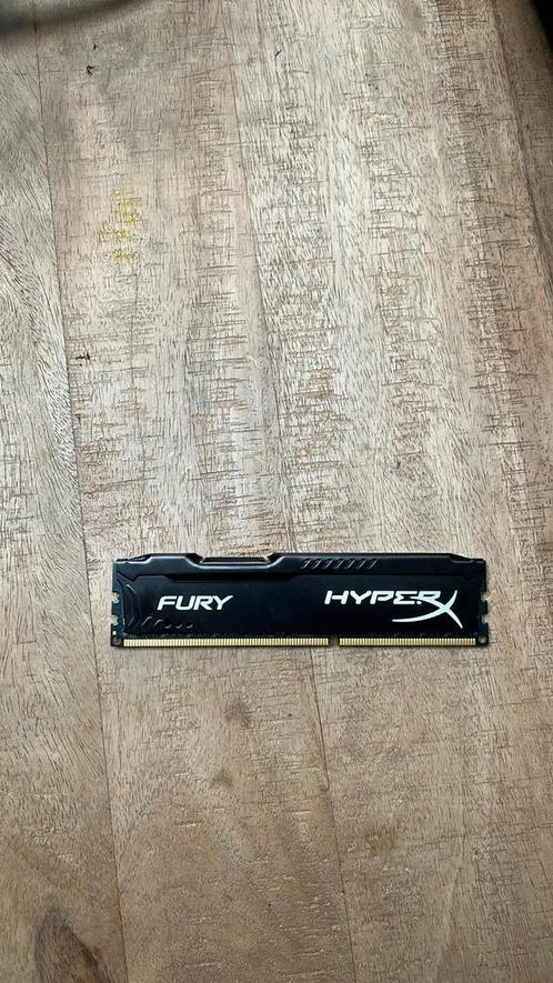 1x 8GB HyperX Fury DDR3 RAM-geheugenmodule, Computers en Software, RAM geheugen, Zo goed als nieuw, Desktop, 8 GB, DDR3, Ophalen of Verzenden