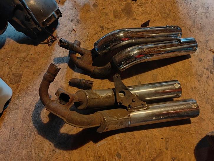 Supermagna Uitlaten - Opknap Set, Motoren, Onderdelen | Overige, Gebruikt, Ophalen of Verzenden