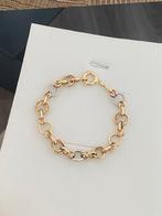 Prachtige14 karaat gouden armband, wit en geel goud, Ophalen of Verzenden, Nieuw, Goud, Goud