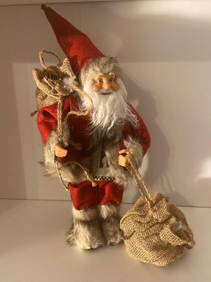 Kerstman Decoratie met Zakken, Huis en Inrichting, Woonaccessoires | Overige, Zo goed als nieuw, Ophalen of Verzenden